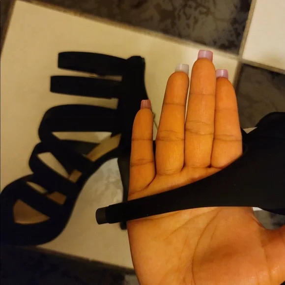 NWT Indianapolis Women's Open Toe High Platform High Heeled Shoes, NEW IN BOX!